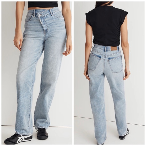 Madewell Denim - NWT Madewell x Molly Dickson Crossover Baggy Straight Jeans Clemell wash Sz 23
